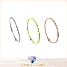 Wholesale Simple & Fashion Jewelry 925 Silver Politeness Bangle (G41281)